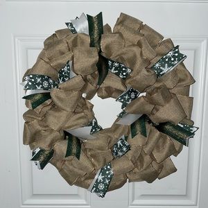 Handmade holiday bubble wreath, completely customizable.